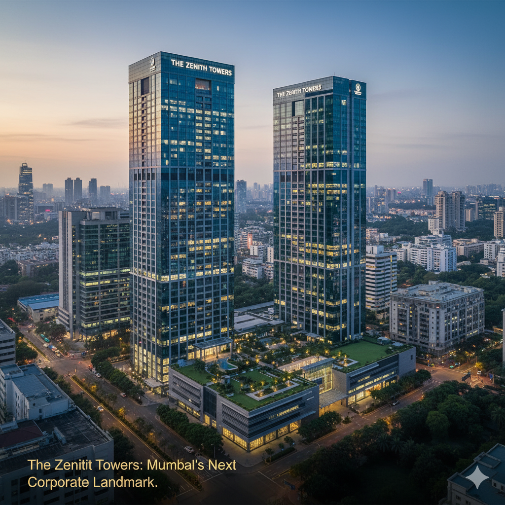 Commercial The Zenith Towers in Near Jio World Centre, Bandra-Kurla Complex (BKC) Extension, Mumbai